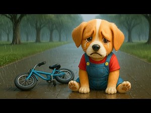 Baby Puppy’s Saddest Day 💔😭 Lost and Crying in the Rain… But Mama Came to Care and Love Him ❤️🐶🌧️