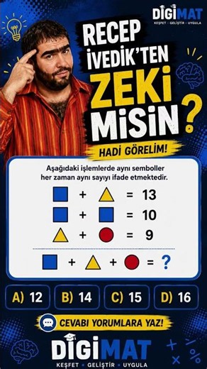 Cevabını yoruma belirt🚨 #matematik #lgs #digimat