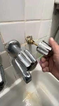 How to fix a bathroom faucet problem