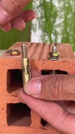 How to Install Bolts in Hollow Bricks