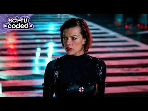 resident evil: retribution (2012) - alice is the apex predator in umbrella’s high-tech digital cage
