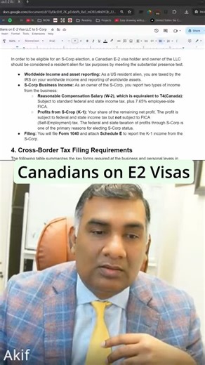 Akif CPA on Instagram: "Let’s talk the forms you’ll need if you’re a Canadian converting an LLC to an S-Corp in the U.S.⁠ ⁠ At a high level:⁠ - Form 2553 – to make the S-Corp election⁠ - Form 1120S – the federal tax return for the business⁠ - Schedule K-1 – generated from the 1120S and reported on your personal 1040⁠ - Schedule E – to report S-Corp income⁠ - FBAR (FinCEN 114) – if you have foreign accounts over $10,000, including - TFSA, RRSP, or Canadian bank accounts⁠ - Form 8938 – for certain