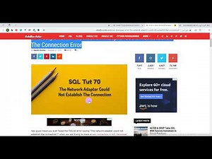 Fix The Network Adapter Could Not Establish The Connection Error