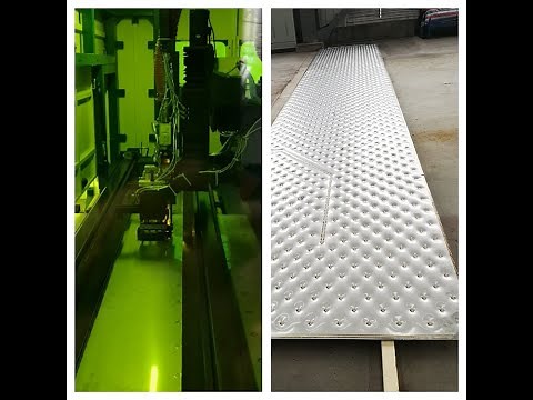 Laser Welding Pillow Plate Heat Exchanger Factory Site