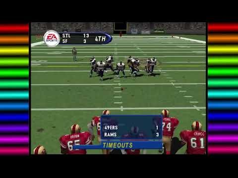 Madden NFL 2002 2001 N64 Live (Rams @ 49ers)