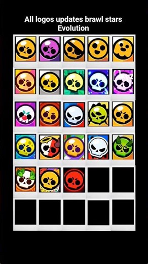 All logos updates brawl stars Evolutions