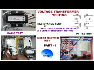 VOLTAGE TRANSFORMER TESTING, LOW VOLTAGE PT TESTING, WINDING RESISTANCE TEST, RATIO TEST, CPC100