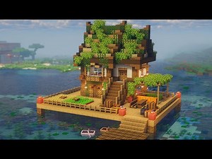 Minecraft | How to Build a Lake House Tutorial 🏠