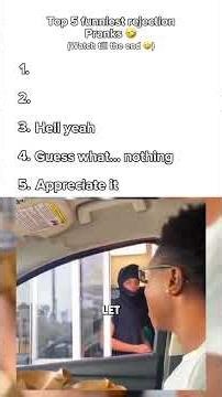 TOP 5 FUNNIEST REJECTION PRANKS🤣 #funny #comedy #funnyvideos #reels #memes #viral #trending #prank