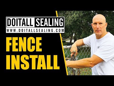 Chain Link Fence (4K) Installation