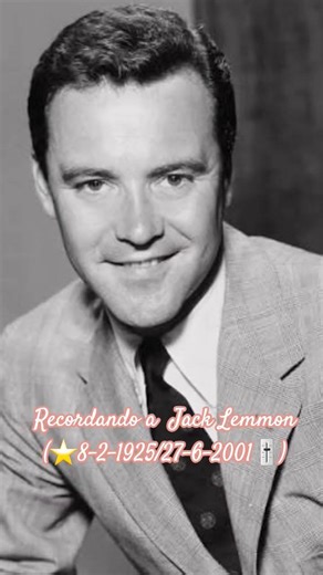On February 8, 1925, the comedian Jack Lemmon was born; today he would have turned 101 years old ...