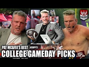 The BEST Pat McAfee College GameDay picks from the 2024 season 👀 | ESPN College Football