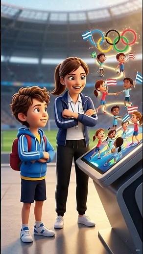 Why Does the Olympics Have 5 Rings? 🏅 The Amazing Story Behind the Olympic Symbol! #kids #viral