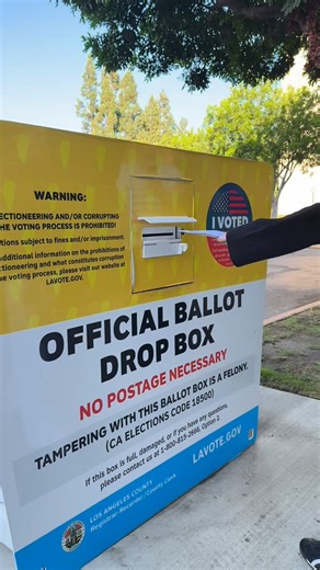L.A. County Registrar-Recorder on Instagram: "Did you know Drop Boxes have multiple security features to ensure ballots are safe? Take a look at how the RR/CC ensures Drop Boxes are safe, secure and convenient! Use our Ballot Drop Box locator at LAVOTE.GOV/DropBox to find one near you. Remember, after you complete your Vote by Mail ballot, sign and date the Return Envelope before dropping it in a Drop Box or in a USPS mailbox. #LAVotes #CAStatewideSpecialElection"