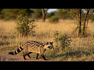 Meet the African Civet 🐾 | Mysterious Carnivore of the Savannah