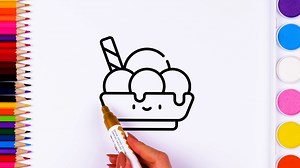 Learning color names through fun drawings