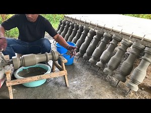 Paggawa ng design sa balcony namin part 1 / Gumawa ako ng concrete baluster