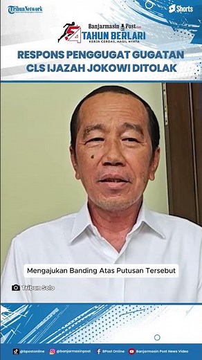 CLS Lawsuit Against Jokowi's Diploma Rejected, Plaintiff: NO Decision Does Not Affect the Origina...
