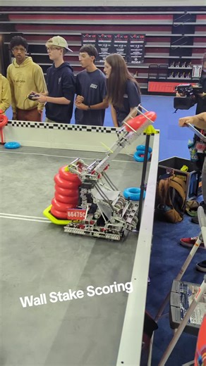 Wall Stake Scoring is becoming more frequent! @REC Foundation 🤖💙 #vex #highstakes #vexrobotics #robot #robotics #engineering