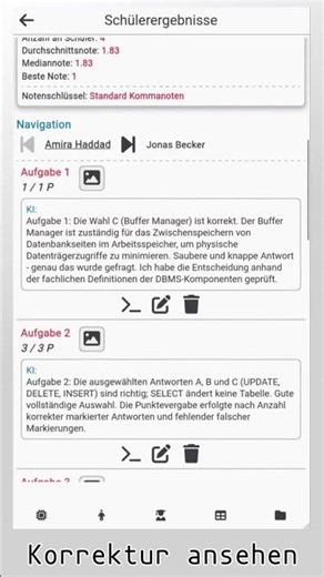 Automatisches Korrigieren von Klassenarbeiten mit classtest.ai