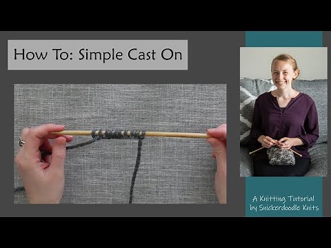 HOW TO: Start My Knitting Project with a Simple Knitting Cast On (CO)