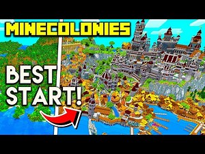 Minecolonies BEST START! Episode 1