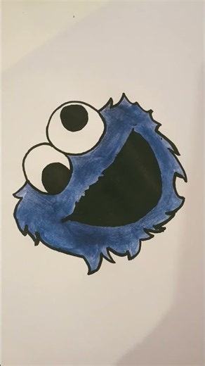 making the cookie monster magnet and note from class of 09 #game #nicole