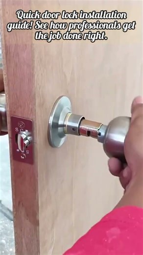Door Knob Installation Quick Guide