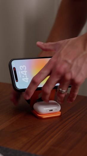 4.7M views · 25 reactions | Black Friday Mega Deal ⚡ 25W MagSafe charging — 50% in just 25 minutes. Crafted from aluminum alloy, Qi2.2 certified. Foldable stand for iPhone, AirPods & Apple Watch. Shop the ultimate iPhone combo before it’s gone. | KUXIU | Facebook