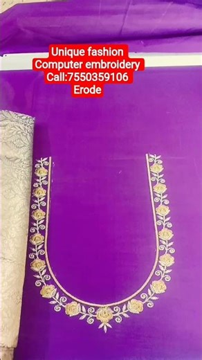 💞Unique fashion💞Computer embroidery💞blouse design💞Short#💞💞