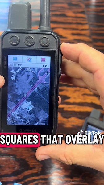 Instrucciones para seleccionar mapas en Alpha 200 y 300