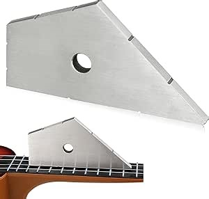 Boao Fret Kisser Fret Leveling Tool Stainless Steel Luthier Tool for Guitar and Bass Repair