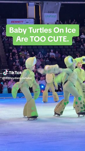 Finding Nemo on ice is weird with the fish legs BUT I ADORE CRUSH & The Baby Turtles #pixar #crush #findingnemo #findingdory #nemo #dory #marlin #finding #onice #disneyonice #iceskating #iceskater #turtle #turtles #tmnt #funny #cute #disney #disneyadult #distok @Disney On Ice