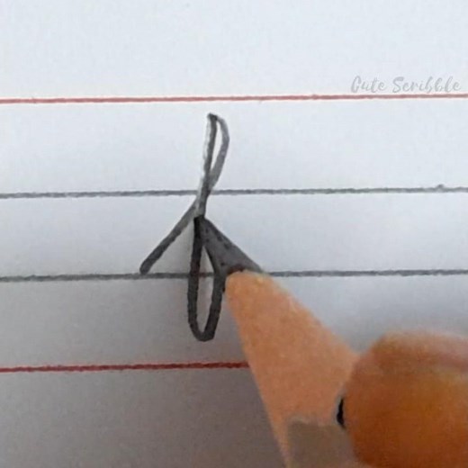 How to write small alphabet letter " f " in cursive handwriting
