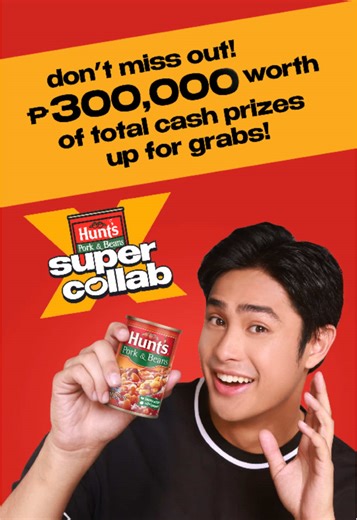 Collab it. Dance it! Match your snacks with Hunt’s and show us how you groove! Join the #HuntsSuperCollab Dance Challenge on Tiktok for a chance to win from a ₱300,000 cash prize pool! Click the link on bio for the full mechanics. Promo runs from May 1 - 25, 2025.