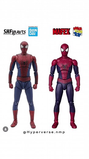 Comparison of MAFEX and S.H.Figuarts 'The Amazing Spider-Man'