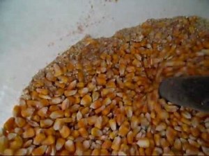 Quick way to clean corn