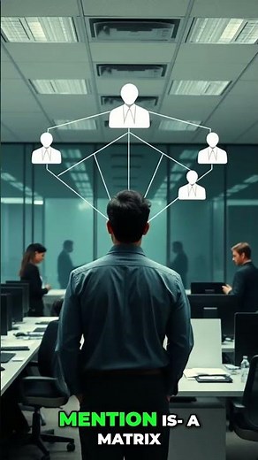 Matrix Organization Explained: Reporting to Multiple Managers Made Simple! #shorts