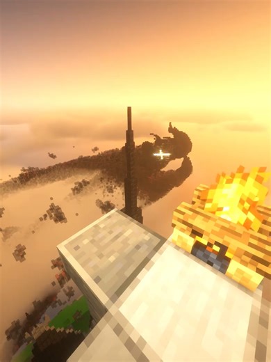 POV: You enjoy the view after slaying Ganon in BOTW! (Made by Grazzy) ##Minecraft #AU #sleepy #calm #botw