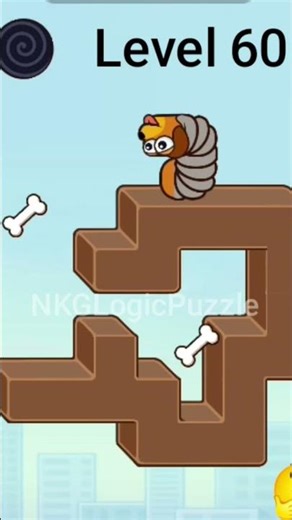 Snake Puzzle Level 60 SOLVED 🐍 | Easy Trick (100% Win!) #gaming #sudokutricks