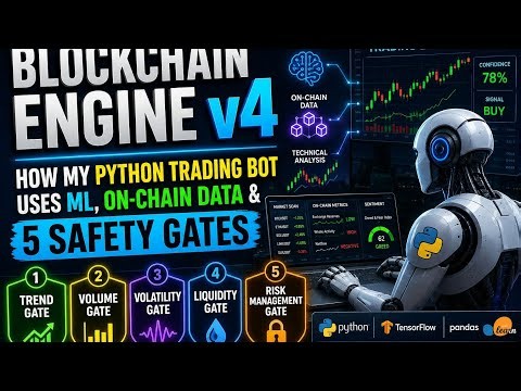Blockchain Engine v4: How My Python Trading Bot Uses ML, On-Chain Data & 5 Safety Gates