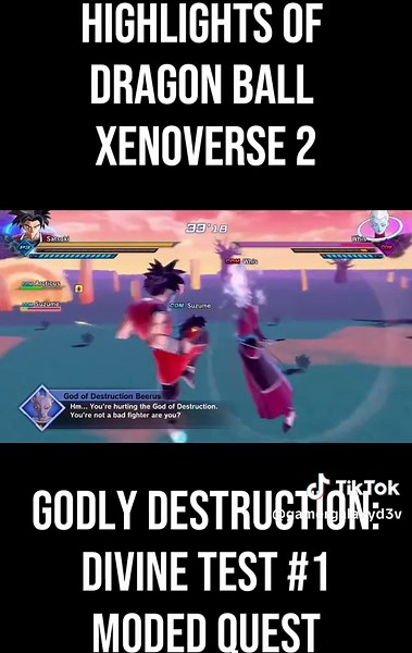 🔥 Godly Destruction: Divine Test - Part #1 – Ultimate Showdown Begins!🔥 The stakes have NEVER been higher in this intense Dragon Ball Xenoverse 2 Parallel Quest!⚡ In “Godly Destruction: Divine Test,” my trio of custom warriors take on TWO of the most powerful beings in the universe — the Angel Attendant Whis and the God of Destruction Beerus! 🌀💥 ⚔ Arcticus – Frieza Race powerhouse, Suzume – relentless Saiyan warrior, Satsuki – unstoppable Saiyan force. ⚔ This isn’t just a fight… it’s a divin