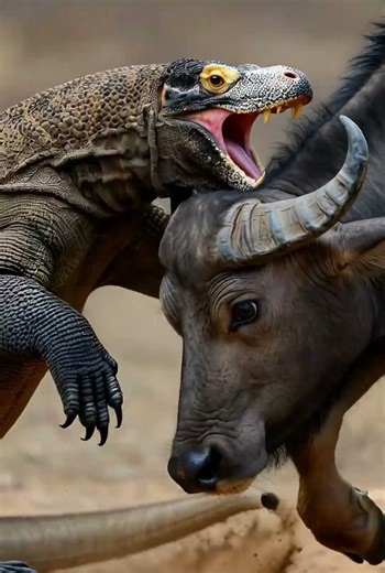 When the Prey Fights Back: Komodo Dragon’s Deadliest Challenge