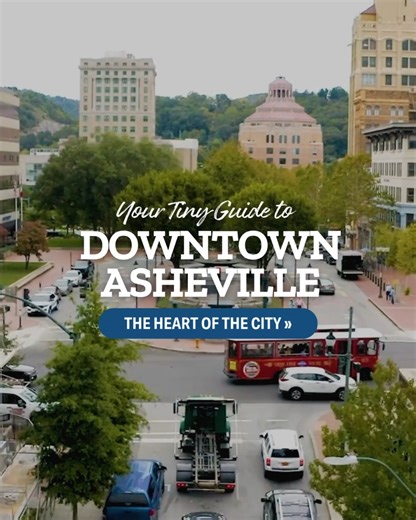 🏙️ Tiny Guide: Downtown Asheville In celebration of National Travel & Tourism Week, we’re sharing Tiny Guides to some of our favorite corners of the Asheville area. Today, we’re headed to the heart of it all—Downtown Asheville—where art, music, and mountain vibes meet. Here, historic buildings hum with live music, street corners lead to James Beard–recognized bites, and galleries, murals, and rooftop bars bring the city’s creative rhythm into full view. Catch the Friday night drum circle, hop o