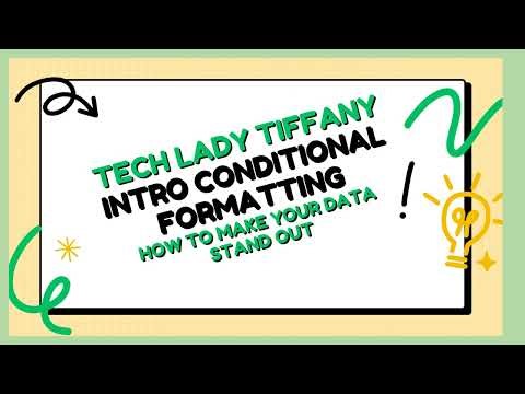 Intro to Conditional Formatting: Google Sheets