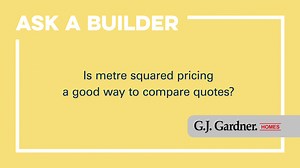 19 reactions | Thinking of building new?  Is metre squared pricing a good way to compare quotes? Ask a builder, watch the video below to find out more: | G.J. Gardner Homes NZ | Facebook