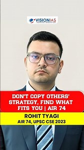 Don’t Copy Others’ Strategy, Find What Fits You | AIR 74, upsc cse 2023