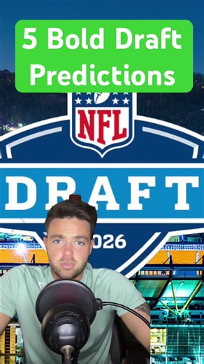 NFL Draft Day Predictions! #nfl #nfldraft #footballtiktok #nflfootball #draft