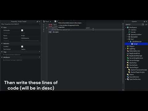 How to detect Clicks in ROBLOX