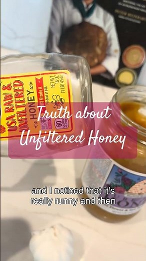 Real raw unfiltered honey - what they don't tell you.. #rawhoney #antiinflammatory #cooking